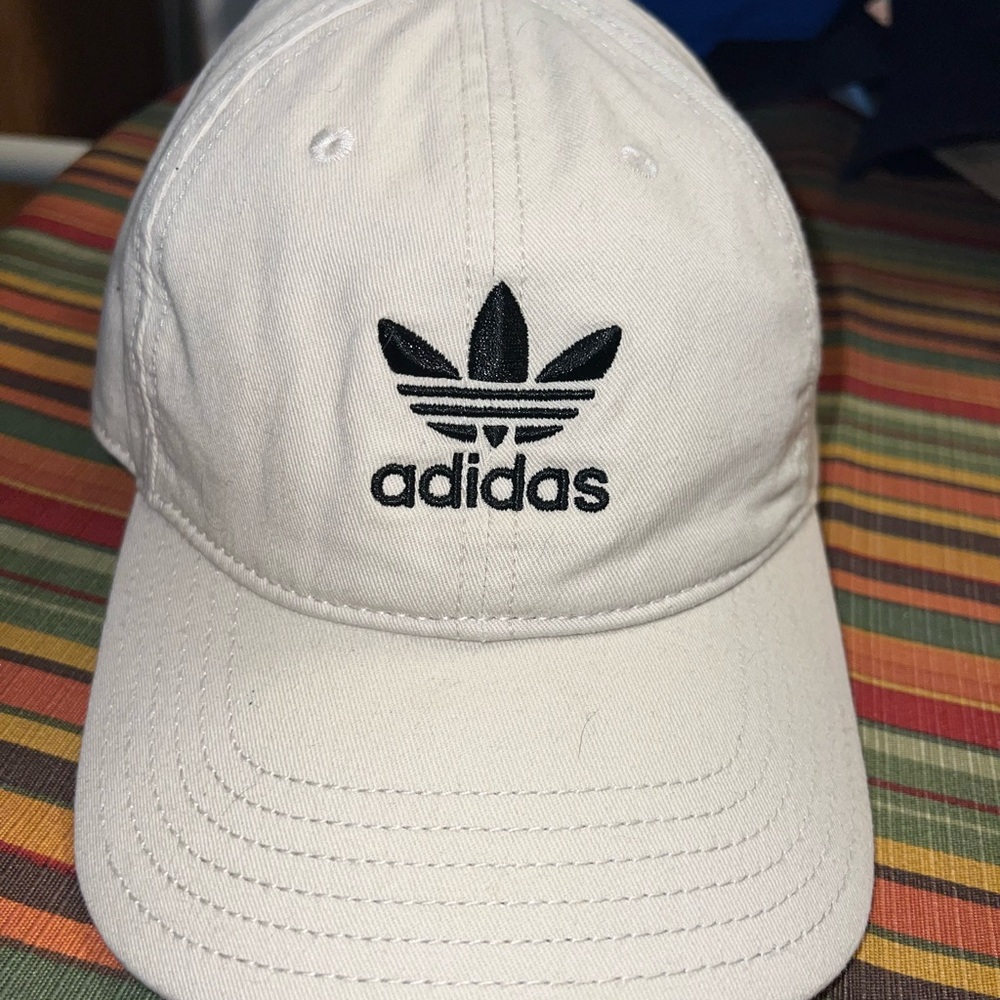 Adidas Gray and Cream Cap